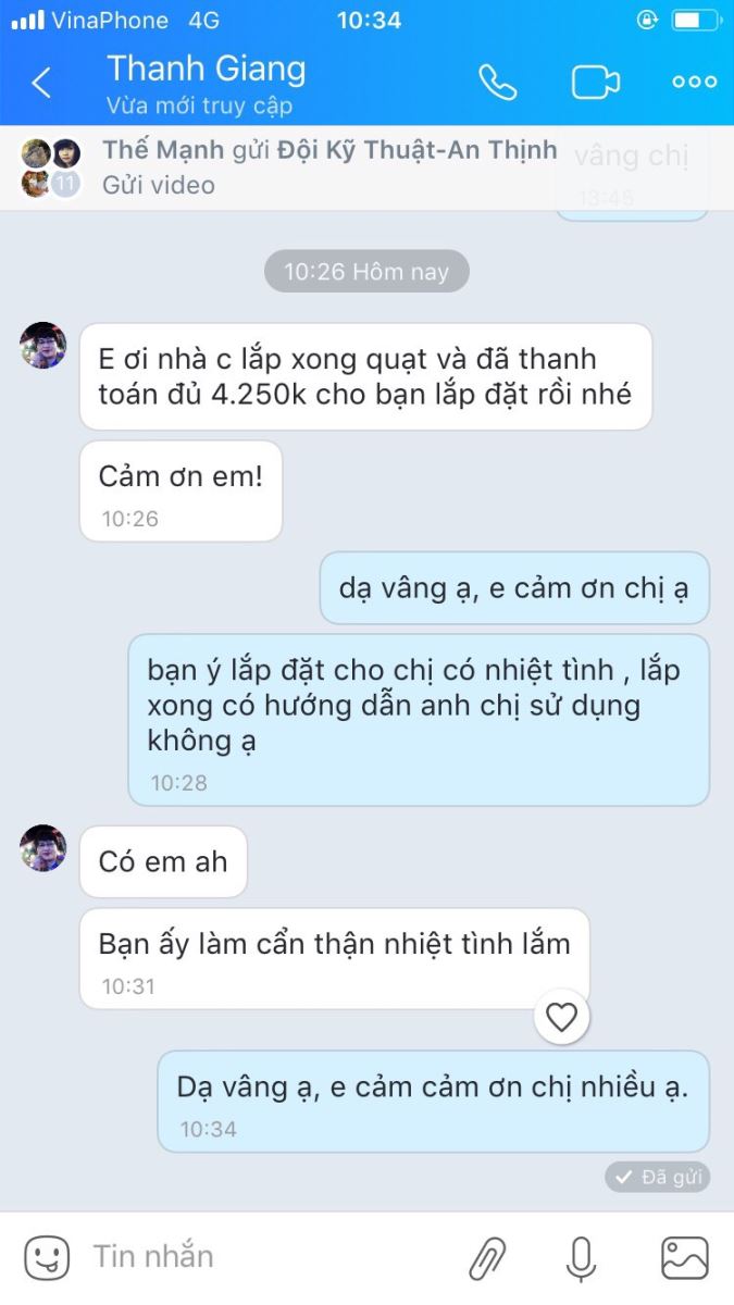 Chị Thanh Giang